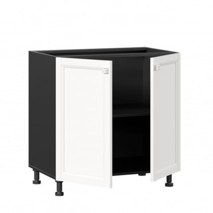 Тумба кухонная 800 Джулия ЛД 284.060.000.048 Черный Белый_1