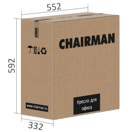 Офисное кресло CHAIRMAN 9801 BLACK C-2 Серый_5