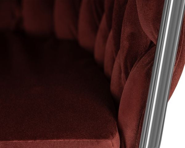 Стул барный DOBRIN MARCEL (винный велюр (MJ9-35)) 2 шт_8