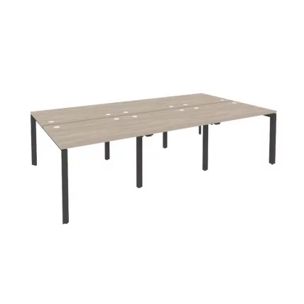 Рабочая станция на П-образном м/к ONIX O.MP-D.RS-6.1.8 Дуб Аттик/Антрацит_0