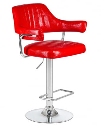 Стул барный DOBRIN CHARLY (красный крокодил) 2 шт_2