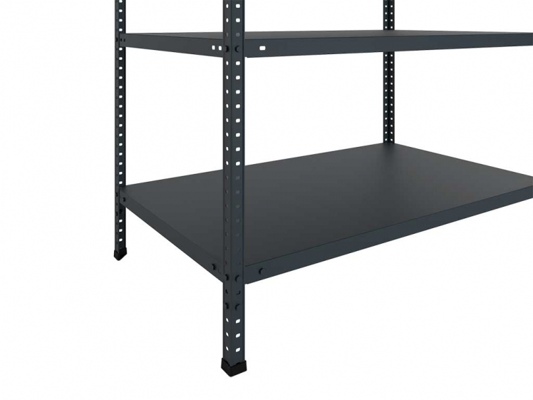 Стеллаж МС 200/100кс40/5 Блаcк / MS 200/100x40/5 Black_2