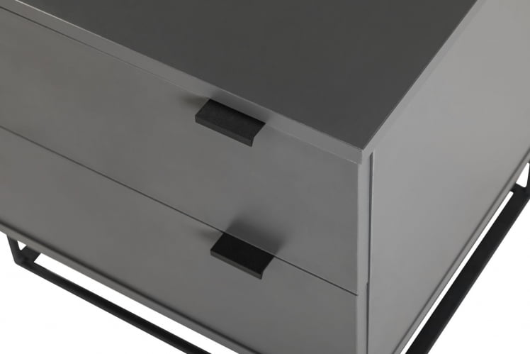 Тумба прикроватная CITY 400955821h Графит_4