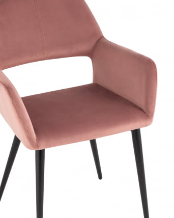Стул Денди велюр Пыльно-розовый_1