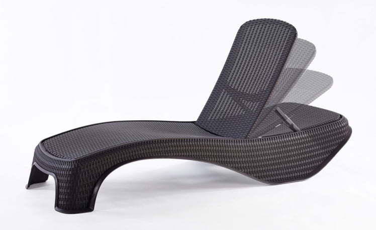 Шезлонг Atlantic Коричневый_1