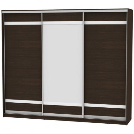 Шкаф-купе Б-220х270х60-3(Венге-Д9Д10Д9) / B-220х270х60-3(Венге-D9D10D9)_0