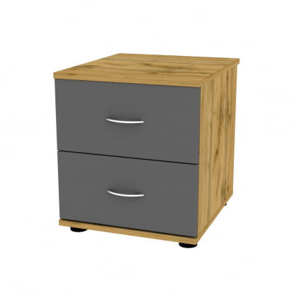 Комод Алиса(K7)458х401х459ручкаскоба96мм(ДВ-Графит)_0