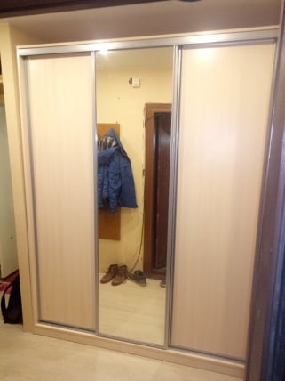 Шкаф-купе Бассо-1 Дуб Млечный_4