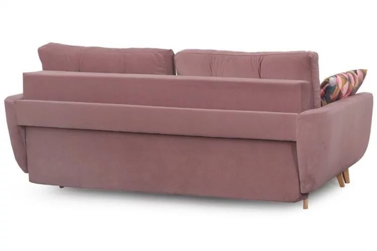 Диван-кровать Калгари-2 Стандарт Альба роза/Твинкли розовый_4