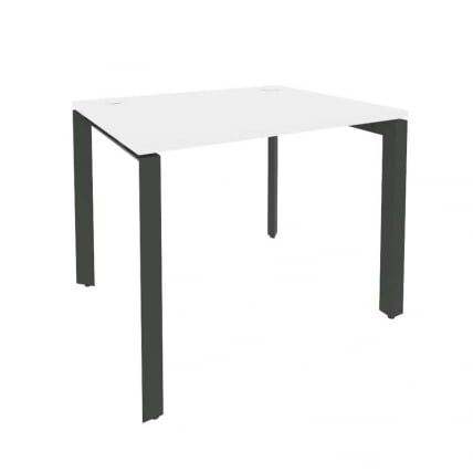 Стол рабочий на П-образном м/к ONIX O.MP-SP-1.8 Белый Бриллиант/Антрацит_0