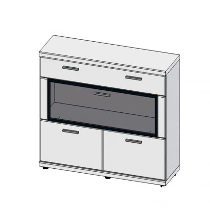 Комод Корано Бм.Кор-86 Белый_0