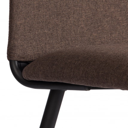 Стул обеденный La Rousse NEW, ткань рогожка, коричневый/черный, 3М7-147, 45x55x93 см_8