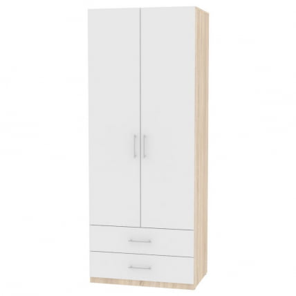 Шкаф распашный R-230х90х45-3(ДСС-Белый)_0