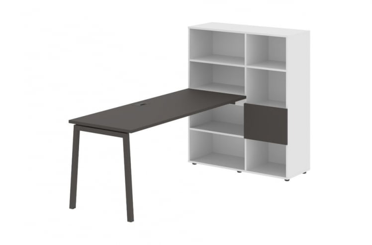 Рабочая станция EDIS ELRST 1117 Мокко Мокко Белый_0