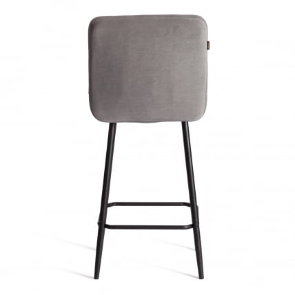 Полубарный стул Medeo/Медео велюр, серый, 29, 42х56х102 см_3