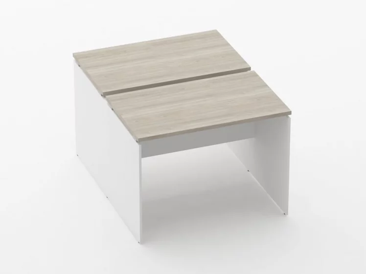 Рабочий модуль Deka ЛДСП каркас 75.125.10 Дуб Сантана светлый/Белый_0