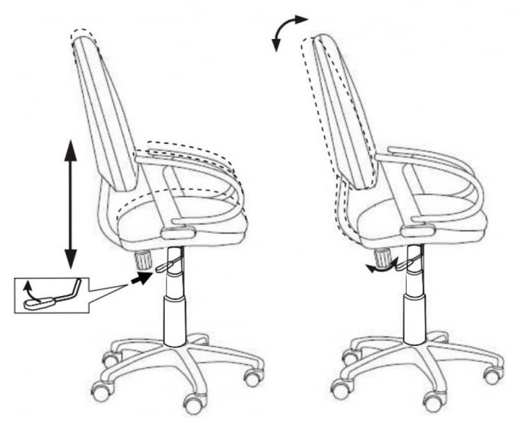 Кресло для оператора Бюрократ CH-1300/T-15-21 черный_5