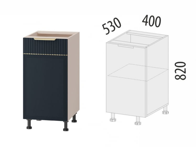 Напольный шкаф (лев/прав) Флоренция 108.54_5