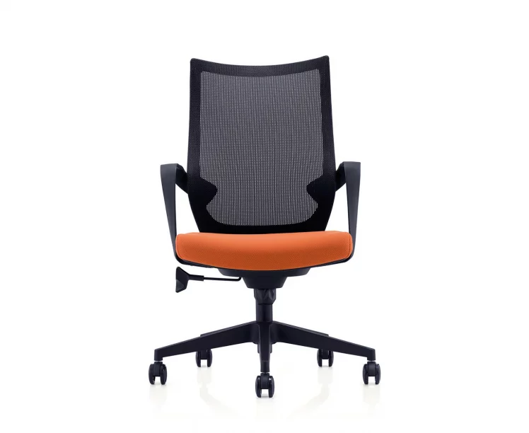 Кресло офисное Спэйс LB Черный/Оранжевый_1