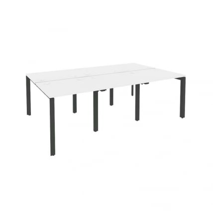 Рабочая станция на П-образном м/к ONIX O.MP-D.RS-6.0.7 Белый Бриллиант/Антрацит_0