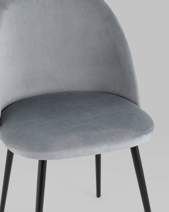 Стул Фолио велюр Серый_7