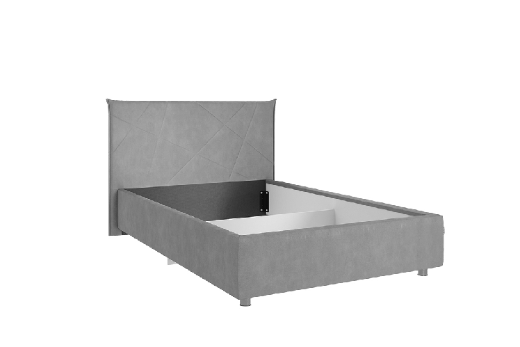 Кровать 1.2 Квест с основанием ZO.KM1.2-03 пудра (велюр)_1