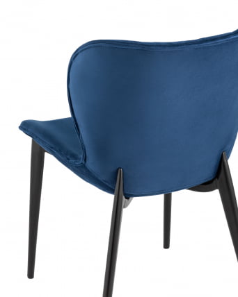 Стул Гамми велюр Синий_6