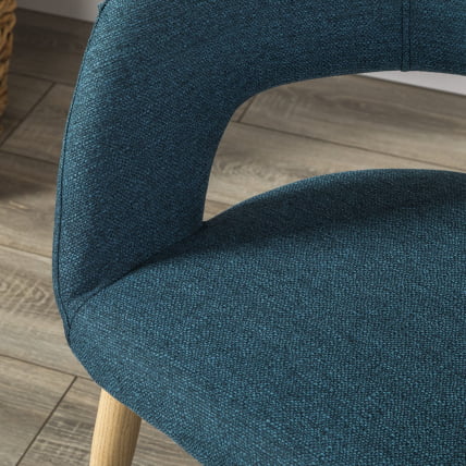 Кресло Hugs синий/нат.дуб_5