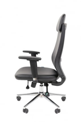 Офисное кресло CHAIRMAN 500 LUX экокожа Черный_21