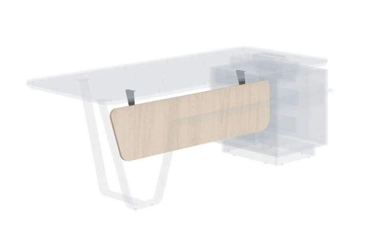 Фронтальная панель левая Line СФ-577602 Дуб светлый Черный графит_0