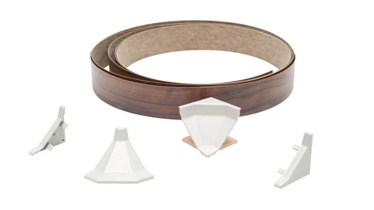 Плинтус кухонный пристенный ДО-007 Оливия (Темная)_1