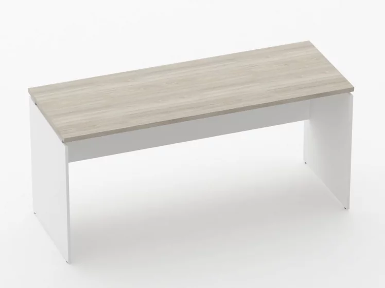 Стол прямой Deka ЛДСП каркас 75.06.16 Дуб Сантана светлый/Белый_0