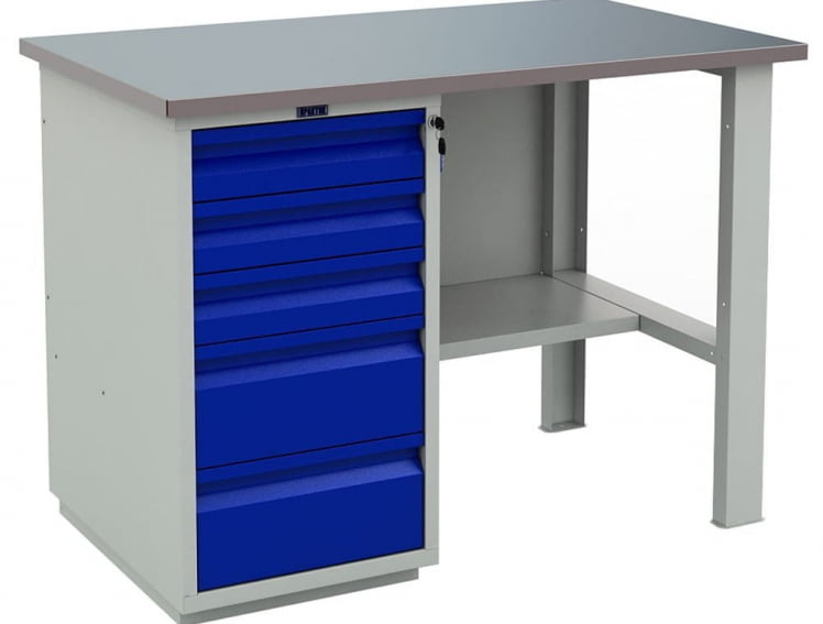 Верстак WT120.WD5/F1.000 Серо-синий_0