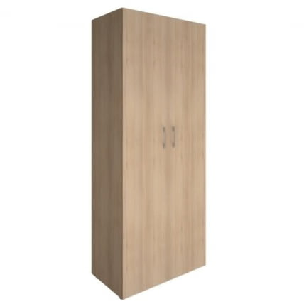 Шкаф книжный закрытый без топа YALTA LT-ST 1.9	 Снежная Платина_0