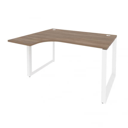 Стол эргономичный левый на О-образном м/к ONIX O.MO-SA-3L Дуб Аризона/Белый_0