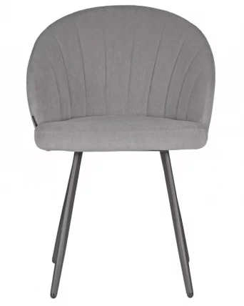 Стул обеденный DOBRIN NAOMI (ЭМАЛЬ ЧЕРНЫЙ МУАР велюр Catania Smoke)_4