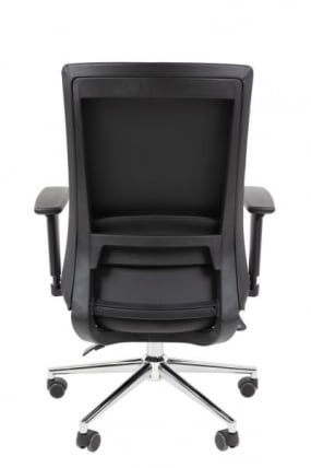 Офисное кресло CХАИРМАН 500 ЛЮКС (ЛУКС) ЭКО Б/П экокожа Черный / CHAIRMAN (LUX)_1