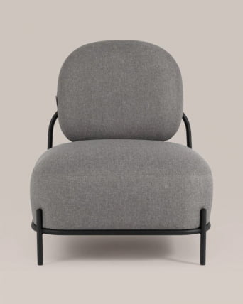 Кресло Стоун 1 рогожка Серый_6