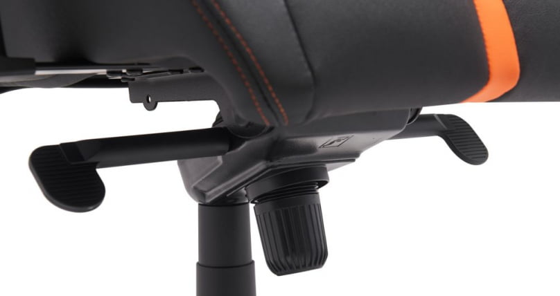 Кресло геймерское Everprof Jaguar Экокожа Оранжевый_6