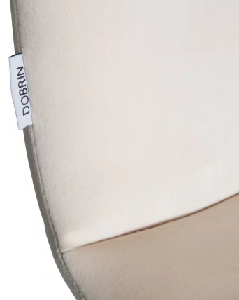 Стул обеденный DOBRIN CHILLY (Кремовый Holland 05, основание белое)_8