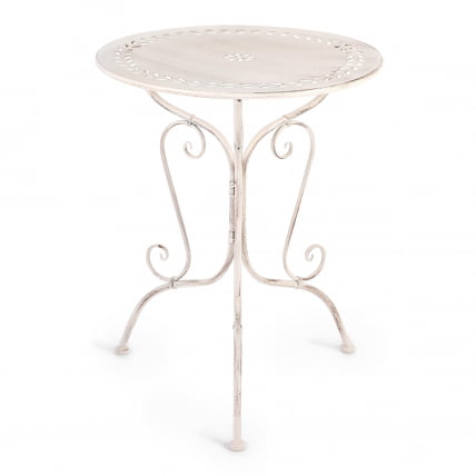 Комплект (стол + 2 стула) Secret de Maison Monique (mod. PL08-6241.6242) металл, стол:62*73, стул: 48*40*93, Античный белый (Antique White)_1