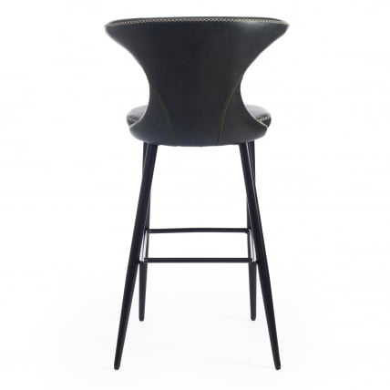 Стул барный FLAIR BAR (mod. 9018) экокожа/металл, 60 х 56 х 106 см , зеленый 14/черный_3