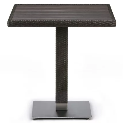 Плетеный стол T607D-W53-70x70 Brown_0