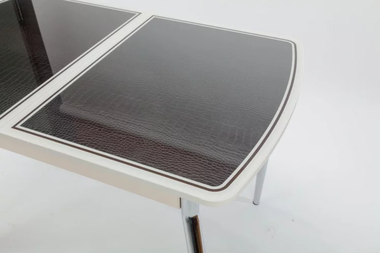 Стол обеденный Чикаго КЗ(6191) крем,крокодил коричневый_7