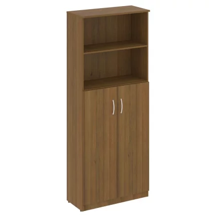 Шкаф высокий широкий (2 средние двери ЛДСП) NOVA S В.СТ-1.6 Орех Гварнери_0