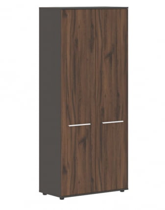 Шкаф с глухими дверьми EDIS EHCS 85.1 Дуб Денвер темный Белый Мокко_0