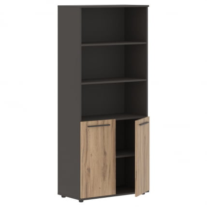 Шкаф с одним комплектом глухих малых дверей EDIS EHCS 85.5 Дуб Денвер светлый Мокко Мокко_1