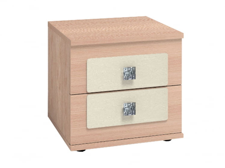 Тумба прикроватная АМЕЛИ 4 Дуб отбеленный (спальня)_0