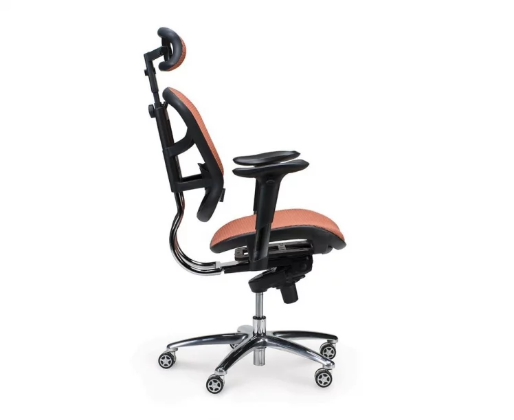 Кресло офисное Стартрек Оранжевая сетка_2