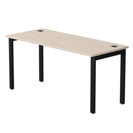 Стол прямой на металлокаркасе, опоры 90 гр Everprof EVO 254S008 Дуб Соната Черный_0